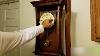 Vintage Howard Miller Milan Wall Clock Westminster Chimes 613-212 Cherry Cabinet